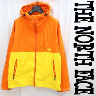 ザノースフェイス(THE NORTH FACE)のゴールドウイン製ノースフェイス　コンパクトジャケット　マウンテンパーカーＭ橙黄(マウンテンパーカー)