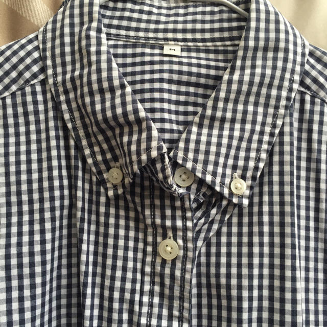 MUJI (無印良品)(ムジルシリョウヒン)の無印良品 ギンガムチェックシャツ レディースのトップス(シャツ/ブラウス(長袖/七分))の商品写真