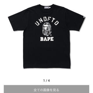 アベイシングエイプ(A BATHING APE)のBAPE X UNDFTD black XL  Tシャツ 二枚セット(Tシャツ/カットソー(半袖/袖なし))