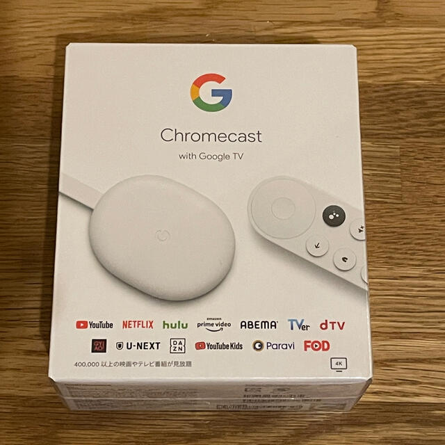 新品未開封　Chromecast with Google TV ホワイト