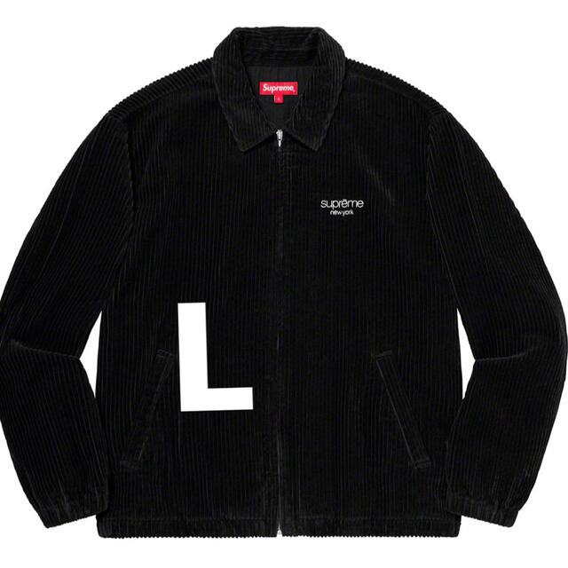 supreme Corduroy Harrington Jacket 黒 L