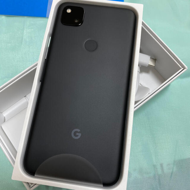 新品未使用GooglePixel4aJustBlack128GBSIMフリー スマホ/家電/カメラのスマートフォン/携帯電話(スマートフォン本体)の商品写真