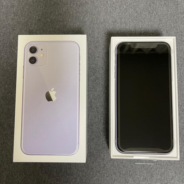 iPhone 11 64GB Purple Simフリー