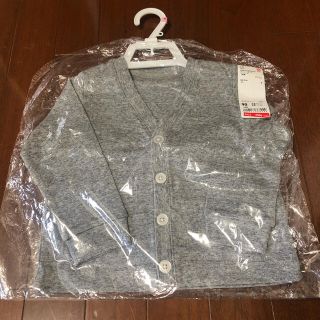 ユニクロ(UNIQLO)のコットンカーディガン 90センチ(カーディガン)