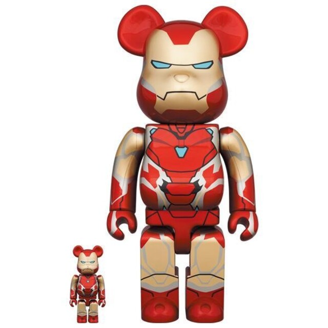 BE@RBRICK IRON MAN MARK 85 100％ & 400