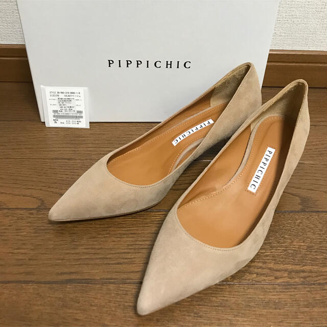 ☆新品☆ 【PIPPICHIC】スエードポインテッドヒール定価31900円