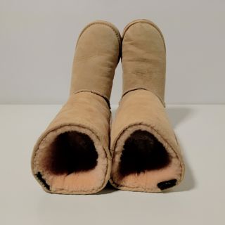 アグ(UGG)のニュージーランド製 シープスキン リアル ムートンブーツ 美品 emu ugg(ブーツ)