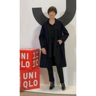 ユニクロ(UNIQLO)の宮沢りえ着用　ユニクロ ジルサンダー ＋Ｊ カシミヤブレンドチェスターコート L(チェスターコート)