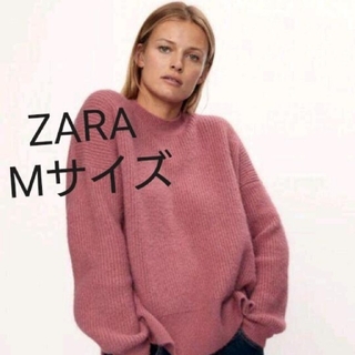 ザラ(ZARA)の最終価格‼ ZARA 裏編みニットセーター Mサイズ(ニット/セーター)