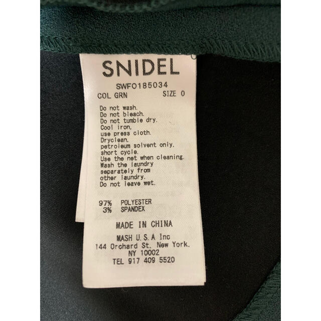 SNIDEL(スナイデル)のsnidel ワンピース レディースのワンピース(ひざ丈ワンピース)の商品写真