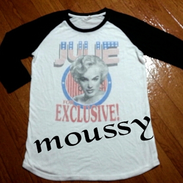 moussy(マウジー)のmoussy薄手ロンT★ﾏﾘﾘﾝﾓﾝﾛー レディースのトップス(Tシャツ(長袖/七分))の商品写真