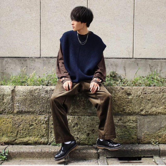 【送料込】★希少★ URU TOKYO 18aw knit vest   メンズのトップス(ベスト)の商品写真