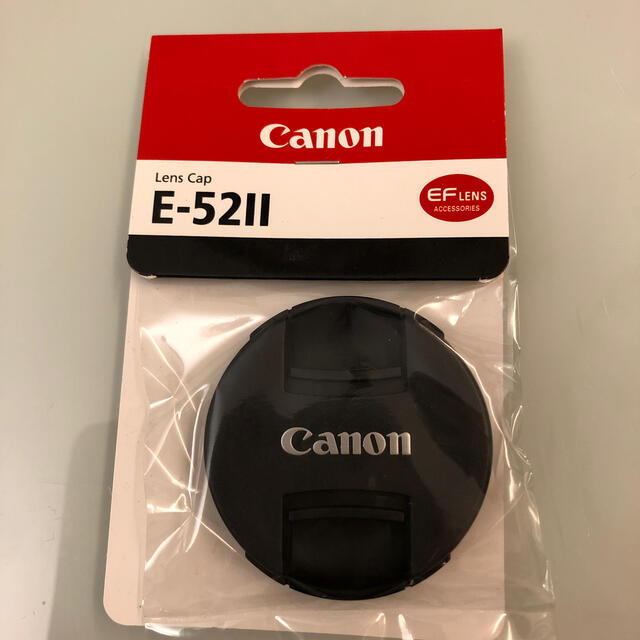 Canon(キヤノン)のCanon キャノン　E-52II レンズキャップ　新品 スマホ/家電/カメラのカメラ(その他)の商品写真