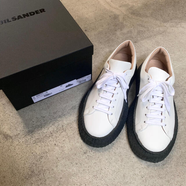 jilsander ジルサンダー  メンズ スニーカー 白 ホワイト40