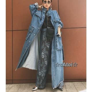 アメリヴィンテージ(Ameri VINTAGE)のAMERI ★ デニム　ロングコート DENIM LONG COAT(ロングコート)