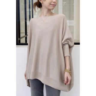 完売 B/N Volume Knit　ボートネック ボリュームニット