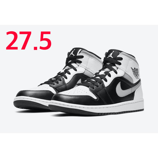 Air Jordan 1 Mid White Shadow 27.5 新品