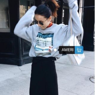 アメリヴィンテージ(Ameri VINTAGE)の【大人気のグレー】SPRING DAY TIME SWEAT TOP(スウェット)