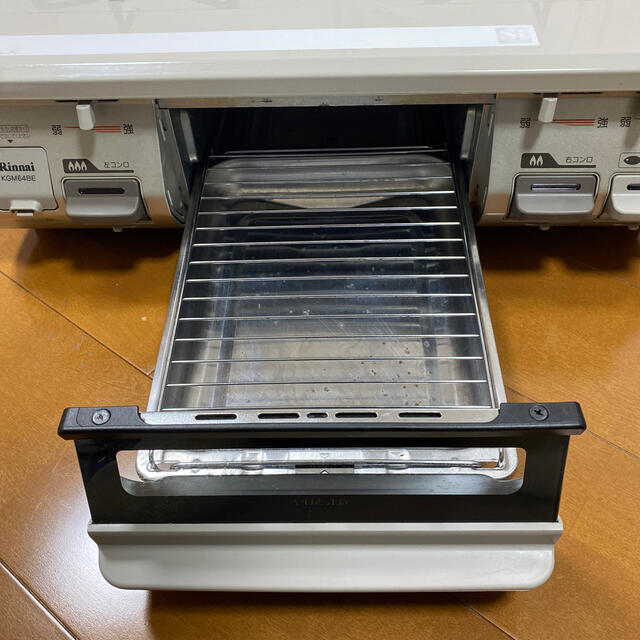 リンナイ ガスコンロ グリル付き 都市ガス用 KGM64BE【送料込み】