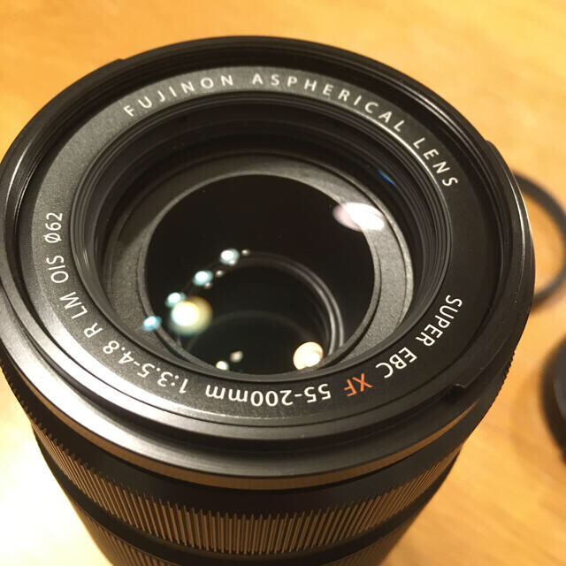 富士フイルム(フジフイルム)の【良品】富士フイルム XF55-200mm f3.5-4.8 R LM OIS スマホ/家電/カメラのカメラ(レンズ(ズーム))の商品写真