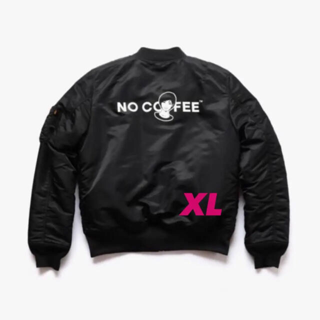 NO COFFEE × KYNE × Alpha MA Black XL   フライトジャケット