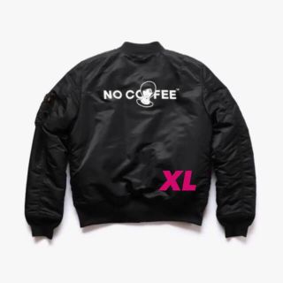 アルファインダストリーズ(ALPHA INDUSTRIES)のNO COFFEE × KYNE × Alpha MA-1 Black XL(フライトジャケット)