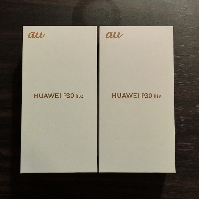 【新品】au Huawei P30 lite ピーコックブルー2台