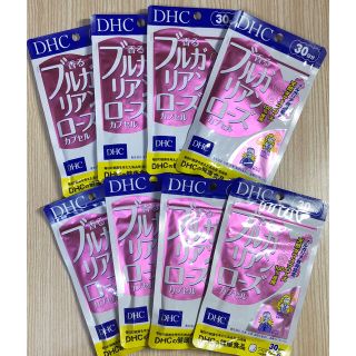 ディーエイチシー(DHC)のDHC 香るブルガリアンローズカプセル 30日分×8袋　ローズサロンエプロン付(口臭防止/エチケット用品)