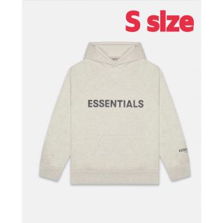 フィアオブゴッド(FEAR OF GOD)のESSENTIALS PULL-OVER HOODIE OATMEAL Sサイズ(パーカー)