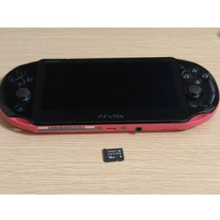 プレイステーションヴィータ(PlayStation Vita)のpsvita本体+メモリーカード16GB(携帯用ゲーム機本体)