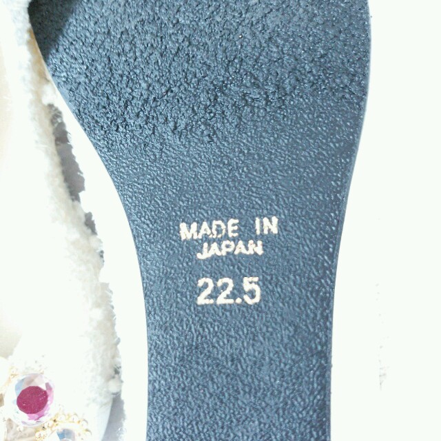 ESPERANZA(エスペランサ)の未使用取り外しビジュ付きウエッジソール レディースの靴/シューズ(ハイヒール/パンプス)の商品写真