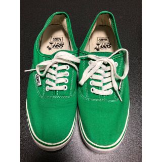 ヴァンズ(VANS)のVANS スニーカー　グリーン　23.5㎝(スニーカー)