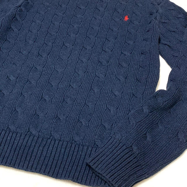 POLO RALPH LAUREN(ポロラルフローレン)の＊yuka様 専用＊ メンズ L 新品 ケーブルニット コットンセーター  メンズのトップス(ニット/セーター)の商品写真