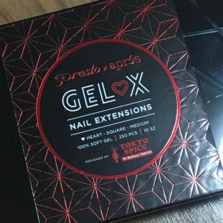 【日本未発売】ハートくりぬきネイルチップ♡GEL-X コスメ/美容のネイル(つけ爪/ネイルチップ)の商品写真