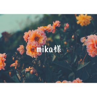 mika様専用ᕱ(外出用品)