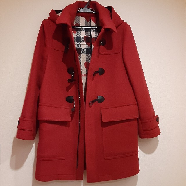 BURBERRY(バーバリー)のBURBERRY♥️ハートダッフルコート キッズ/ベビー/マタニティのキッズ服女の子用(90cm~)(コート)の商品写真