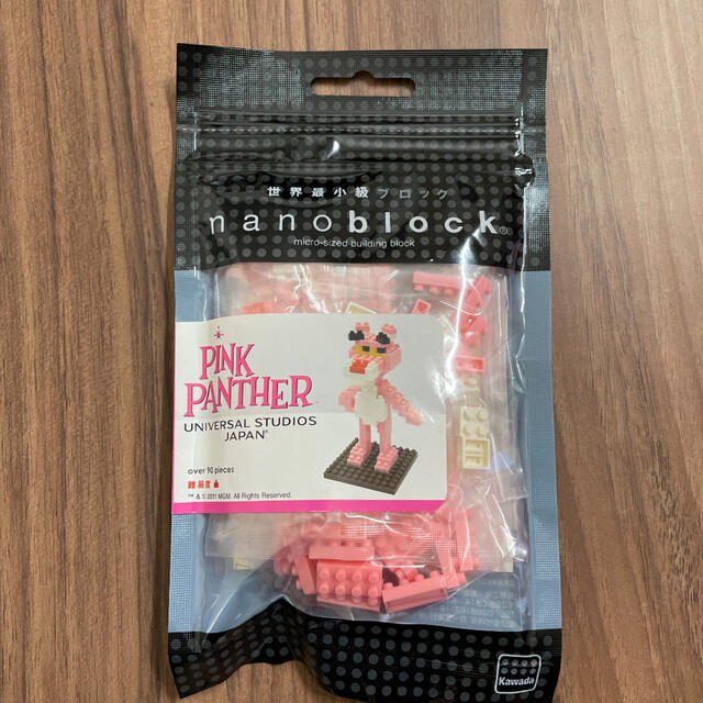 USJ(ユニバーサルスタジオジャパン)のナノブロック♡ピンクパンサー キッズ/ベビー/マタニティのおもちゃ(積み木/ブロック)の商品写真
