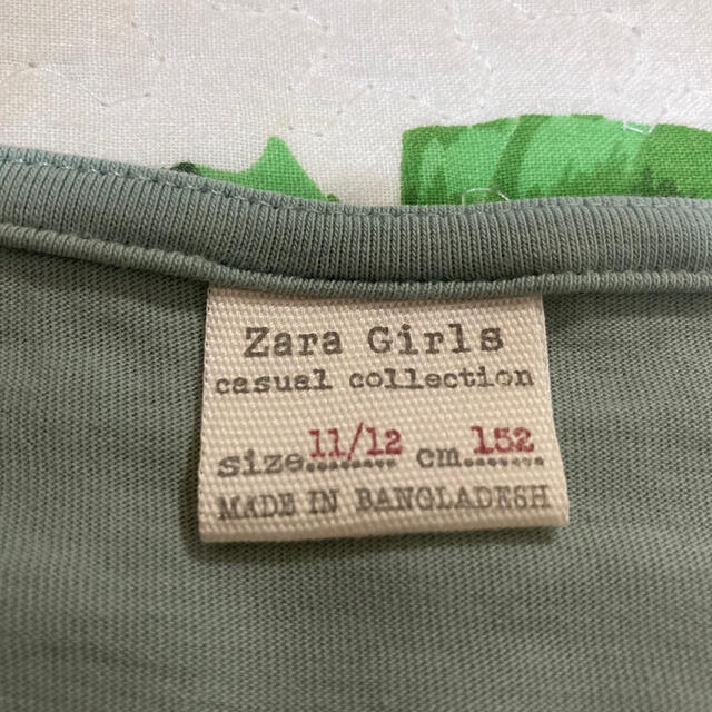 ZARA(ザラ)のZARA girls 長袖トップス152センチ・ キッズ/ベビー/マタニティのキッズ服女の子用(90cm~)(Tシャツ/カットソー)の商品写真