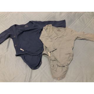 エイチアンドエム(H&M)のH&M ロンパース 70 6～9ヶ月 2枚セット(ロンパース)