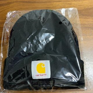 カーハート(carhartt)のcarhartt カーハート　ニット帽　BLACK(ニット帽/ビーニー)