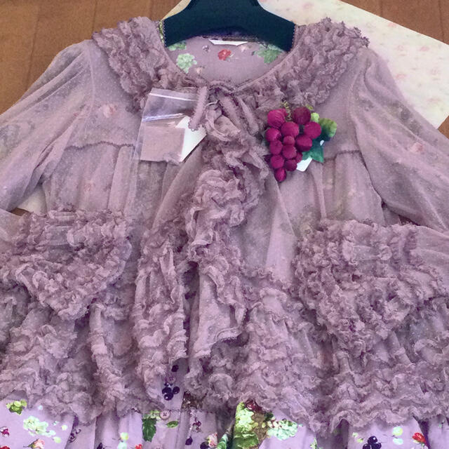 PINK HOUSE - ピンクハウス新品☆ドットチュールフリルブラウス