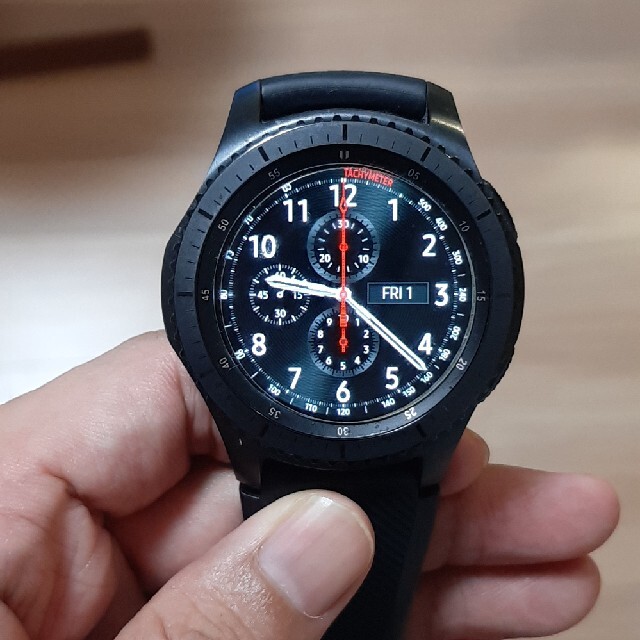 Galaxy(ギャラクシー)のGALAXY gear s3 frontier　訳あり スマホ/家電/カメラのスマホ/家電/カメラ その他(その他)の商品写真