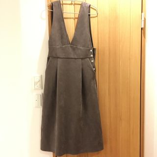 ザラ(ZARA)のZARA ジャンパースカート(ロングワンピース/マキシワンピース)