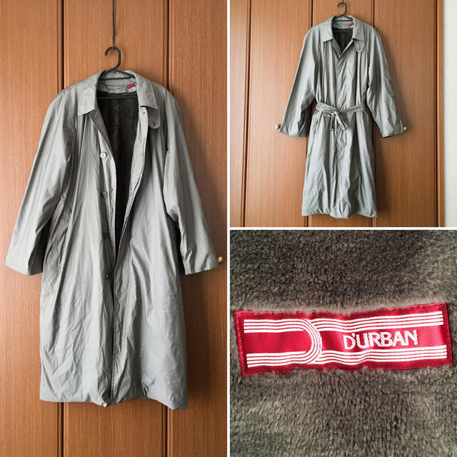 D’URBANの希少90希少 90'sVINTAGE D'URBAN オーバーサイズ ステンカラーコート