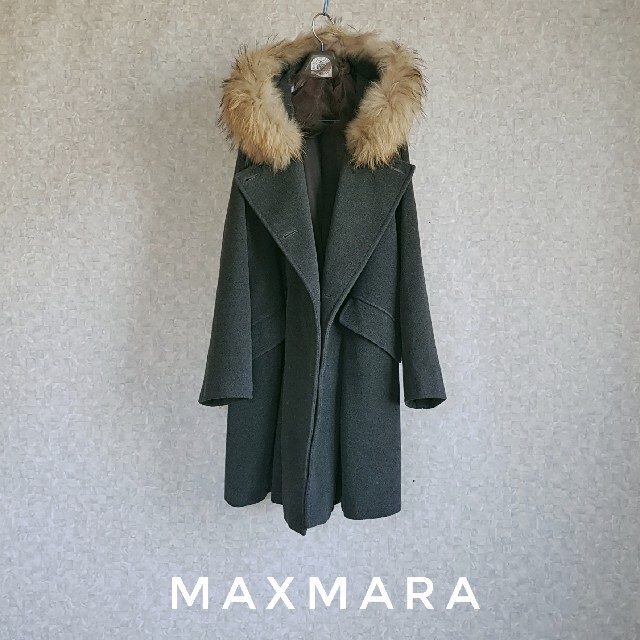 Max Mara(マックスマーラ)の希少 超高級  マックスマーラ 憧れのビッグリアルファーコート ウィークエンド レディースのジャケット/アウター(毛皮/ファーコート)の商品写真