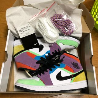 ナイキ(NIKE)のAIR JORDAN1 multicolor エアジョーダン1 マルチカラー(スニーカー)