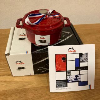 ストウブ(STAUB)の【新品/未使用】♪さん専用　ストウブ ミニココット ラウンド 10cm(鍋/フライパン)