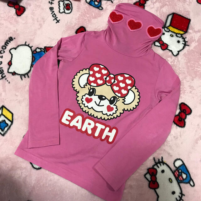 EARTHMAGIC(アースマジック)のアースマジック  ハイネック　120 キッズ/ベビー/マタニティのキッズ服女の子用(90cm~)(Tシャツ/カットソー)の商品写真