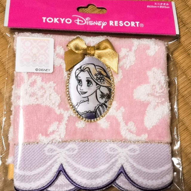 Disney(ディズニー)のラプンツェル　ミニハンカチ レディースのファッション小物(ハンカチ)の商品写真