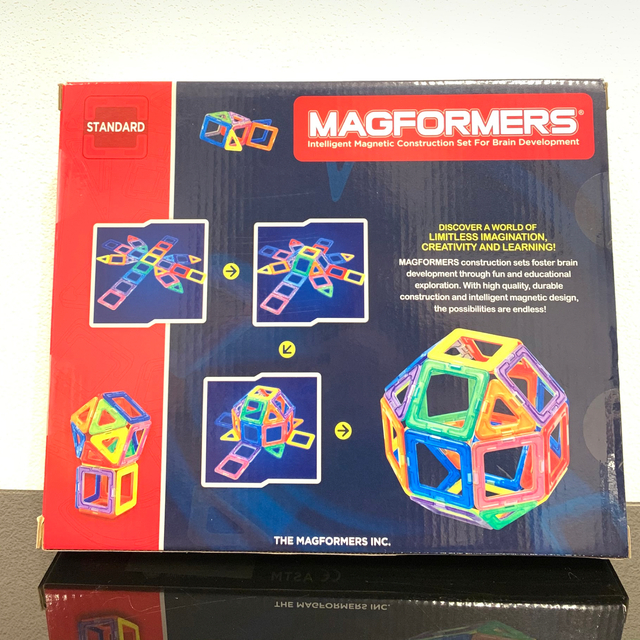 BorneLund(ボーネルンド)の【新品未開封】MAGFORMERS マグフォーマー【30ピース】 キッズ/ベビー/マタニティのおもちゃ(知育玩具)の商品写真